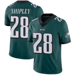 Men's Will Shipley Philadelphia Eagles No.28 Limited Midnight Team Color Vapor Untouchable Jersey - Green