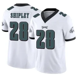 Men's Will Shipley Philadelphia Eagles No.28 Limited Vapor F.U.S.E. Jersey - White