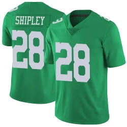 Men's Will Shipley Philadelphia Eagles No.28 Limited Vapor Untouchable Jersey - Green
