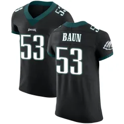 Men's Zack Baun Philadelphia Eagles No.53 Elite Alternate Vapor Untouchable Jersey - Black