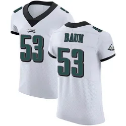 Men's Zack Baun Philadelphia Eagles No.53 Elite Vapor Untouchable Jersey - White