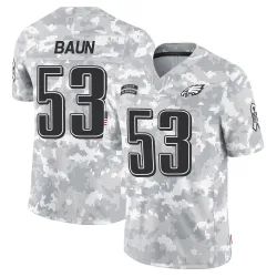 Men's Zack Baun Philadelphia Eagles No.53 Limited 2024 Salute to Service Jersey - Arctic Camo