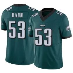 Men's Zack Baun Philadelphia Eagles No.53 Limited Vapor F.U.S.E. Jersey - Green