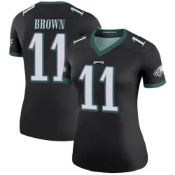 Women's A.J. Brown Philadelphia Eagles No.11 Legend Color Rush Jersey - Black