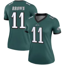 Women's A.J. Brown Philadelphia Eagles No.11 Legend Jersey - Green