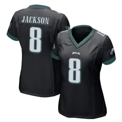 Women's Adoree' Jackson Philadelphia Eagles No.8 Game Alternate Jersey - Black