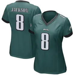 Women's Adoree' Jackson Philadelphia Eagles No.8 Game Team Color Jersey - Green