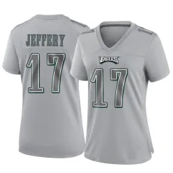 Women's Alshon Jeffery Philadelphia Eagles No.17 Game Atmosphere Fashion Jersey - Gray