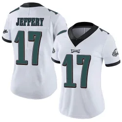 Women's Alshon Jeffery Philadelphia Eagles No.17 Limited Vapor Untouchable Jersey - White