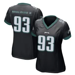 Women's Antwaun Powell-Ryland Jr. Philadelphia Eagles No.93 Game Alternate Jersey - Black