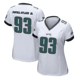 Women's Antwaun Powell-Ryland Jr. Philadelphia Eagles No.93 Game Jersey - White