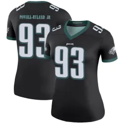 Women's Antwaun Powell-Ryland Jr. Philadelphia Eagles No.93 Legend Color Rush Jersey - Black