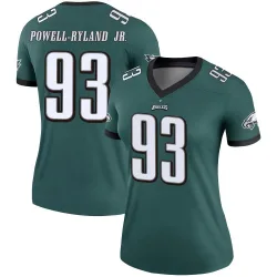 Women's Antwaun Powell-Ryland Jr. Philadelphia Eagles No.93 Legend Jersey - Green