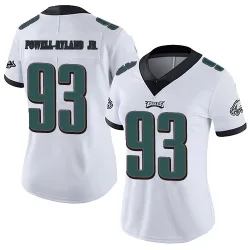 Women's Antwaun Powell-Ryland Jr. Philadelphia Eagles No.93 Limited Vapor Untouchable Jersey - White