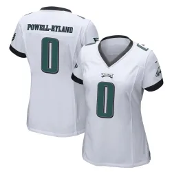 Women's Antwaun Powell-Ryland Philadelphia Eagles No.0 Game Jersey - White