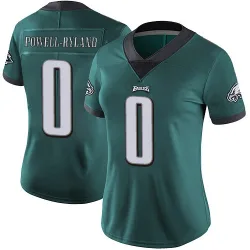 Women's Antwaun Powell-Ryland Philadelphia Eagles No.0 Limited Midnight Team Color Vapor Untouchable Jersey - Green