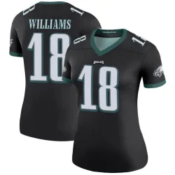 Women's Avery Williams Philadelphia Eagles No.18 Legend Color Rush Jersey - Black