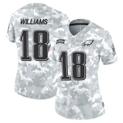 Women's Avery Williams Philadelphia Eagles No.18 Limited 2024 Salute to Service Jersey - Arctic Camo