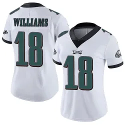Women's Avery Williams Philadelphia Eagles No.18 Limited Vapor Untouchable Jersey - White