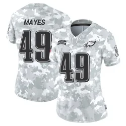 Women's BJ Mayes Philadelphia Eagles No.49 Limited 2024 Salute to Service Jersey - Arctic Camo