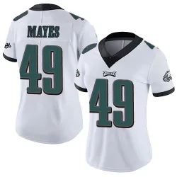 Women's BJ Mayes Philadelphia Eagles No.49 Limited Vapor Untouchable Jersey - White