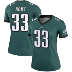 Women's Bradley Roby Philadelphia Eagles No.33 Legend Jersey - Green