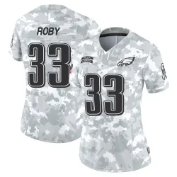 Women's Bradley Roby Philadelphia Eagles No.33 Limited 2024 Salute to Service Jersey - Arctic Camo