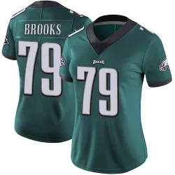 Women's Brandon Brooks Philadelphia Eagles No.79 Limited Midnight Team Color Vapor Untouchable Jersey - Green