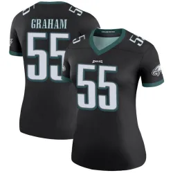 Women's Brandon Graham Philadelphia Eagles No.55 Legend Color Rush Jersey - Black