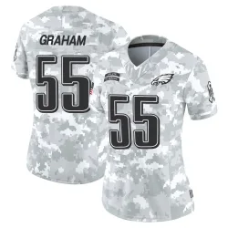 Women's Brandon Graham Philadelphia Eagles No.55 Limited 2024 Salute to Service Jersey - Arctic Camo