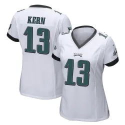 Women's Brett Kern Philadelphia Eagles No.13 Game Jersey - White