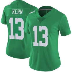Women's Brett Kern Philadelphia Eagles No.13 Limited Vapor Untouchable Jersey - Green