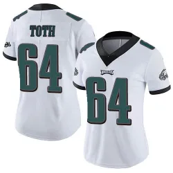Women's Brett Toth Philadelphia Eagles No.64 Limited Vapor Untouchable Jersey - White