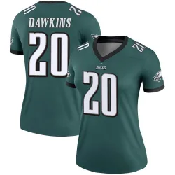 Women's Brian Dawkins Philadelphia Eagles No.20 Legend Jersey - Green