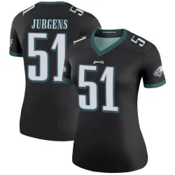 Women's Cam Jurgens Philadelphia Eagles No.51 Legend Color Rush Jersey - Black