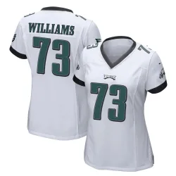 Women's Cameron Williams Philadelphia Eagles No.73 Game Jersey - White
