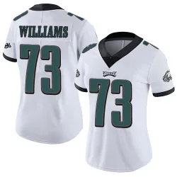 Women's Cameron Williams Philadelphia Eagles No.73 Limited Vapor Untouchable Jersey - White