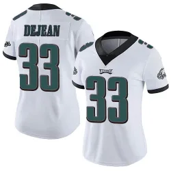 Women's Cooper DeJean Philadelphia Eagles No.33 Limited Vapor Untouchable Jersey - White