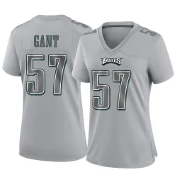 Women's Dallas Gant Philadelphia Eagles No.57 Game Atmosphere Fashion Jersey - Gray