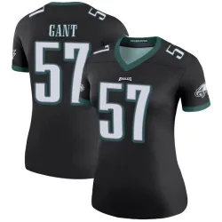 Women's Dallas Gant Philadelphia Eagles No.57 Legend Color Rush Jersey - Black