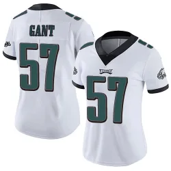 Women's Dallas Gant Philadelphia Eagles No.57 Limited Vapor Untouchable Jersey - White