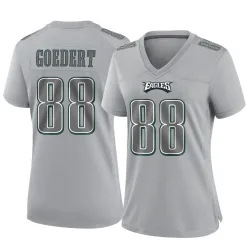 Women's Dallas Goedert Philadelphia Eagles No.88 Game Atmosphere Fashion Jersey - Gray