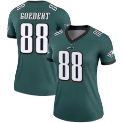 Women's Dallas Goedert Philadelphia Eagles No.88 Legend Jersey - Green