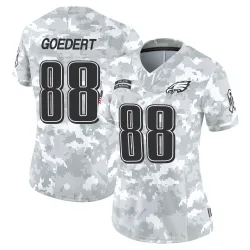 Women's Dallas Goedert Philadelphia Eagles No.88 Limited 2024 Salute to Service Jersey - Arctic Camo