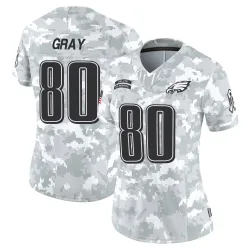 Women's Danny Gray Philadelphia Eagles No.80 Limited 2024 Salute to Service Jersey - Arctic Camo