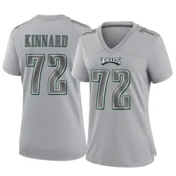 Women's Darian Kinnard Philadelphia Eagles No.72 Game Atmosphere Fashion Jersey - Gray