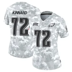 Women's Darian Kinnard Philadelphia Eagles No.72 Limited 2024 Salute to Service Jersey - Arctic Camo