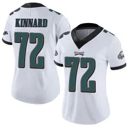 Women's Darian Kinnard Philadelphia Eagles No.72 Limited Vapor Untouchable Jersey - White