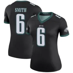 Women's DeVonta Smith Philadelphia Eagles No.6 Legend Color Rush Jersey - Black