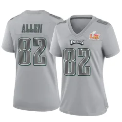 Women's Devon Allen Philadelphia Eagles No.82 Game Atmosphere Fashion Super Bowl LIX Jersey - Gray
